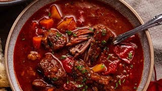 Hungarian Goulash beef stewsoup [upl. by Nnaira]