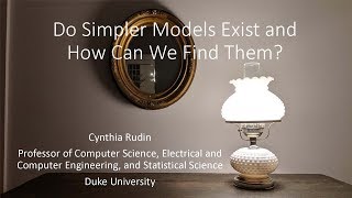 Slides  KDD 2019 Kenote with Cynthia Rudin [upl. by Chuch400]