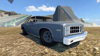 BeamNG Drive 1977 Bruckell MoonHawk Crash Testing 23  Insanegaz [upl. by Oinotla951]