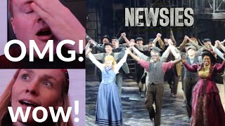 NEWSIES LONDON WEMBLEY  Curtain Call and Merchandise AD gifted press night [upl. by Posner34]