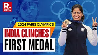 Paris Olympics 2024 BREAKING Who Is Manu Bhaker First Indian Woman Shooter To Win Olympics Medal [upl. by Airekal]