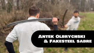 Antek Olbrychski amp FakeSteel LARP sabres [upl. by Rudiger]