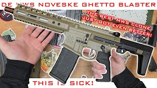 The Best Marui MWS Clone Just Got Even Better  DE Noveske Ghetto Blaster [upl. by Enerual]