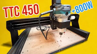 I installed the MINLI edge milling machine on the TwoTrees TTC450 CNC [upl. by Cirred]