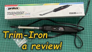 Prolux Trim Iron  Review  RC Balsa Aeroplanes  Heat Shrink Film Covering Iron [upl. by Adok]