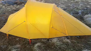 Wild Camping North Face Westwind shown Vs Hilleberg Nammatj 2 discussed [upl. by Pisano]