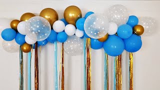 Decoración Con Globos Fácil Y Rápida [upl. by Ecirtal]