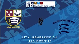 Stanmore vs Brondesbury  Premier League Week 12 [upl. by Brocky]