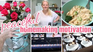 PEACEFUL HOMEMAKING MOTIVATION  ASMR KITCHEN SOUNDS  NEW RECIPES  COOK BAKE CLEAN WITH ME [upl. by Adlesirg309]