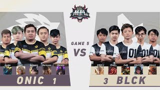 MPLPH S8 PO D4 BLCK VS ONIC Game 5 [upl. by Eiclek733]