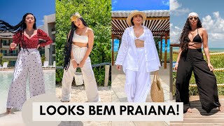 UMA SEMANA DE LOOKS REAIS NA PRAIA [upl. by Kanter]