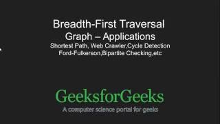 Applications of Breadth First Traversal  GeeksforGeeks [upl. by Adlare]