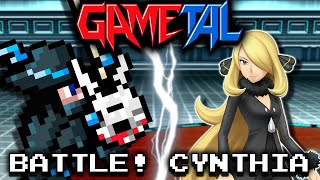 Battle Champion Cynthia Pokémon Diamond  Pearl  GaMetal Remix [upl. by Hanoj]