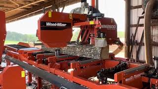 WoodMizer WM2500 operating [upl. by Acinot]