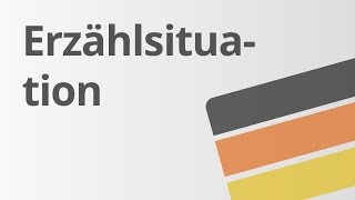 Deutsch Erzählsituationen Epik die Typologie nach Franz K Stanzel  Deutsch [upl. by Yllier]