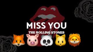 Miss You Dr Dre Remix Rolling Stones Animoji Karaoke [upl. by Ailyn486]