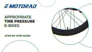 Essential Tire Pressure Guide For Ebikes  EMotorad [upl. by Burra]