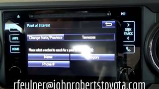 Toyota Entune Navigation Basics [upl. by Sophia]