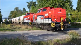 Güter auf der Zollernbahn Der Holcim Zementzug mit Bautzen und Frankfurt am Main [upl. by Nosecyrb]