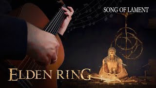 Elden ring  Song of Lament Song of chanting winged dame guitar cover [upl. by Luaped259]