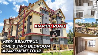 VERY BEAUTIFUL ONE AND TWO BEDROOM APARTMENT TOUR  KIAMBU ROAD  HOUSE HUNTING KENYAN YOUTUBER [upl. by Grissom]