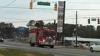 Dekalb Co Fire Rescue Heavy Rescue 24 Responding [upl. by Annirak]