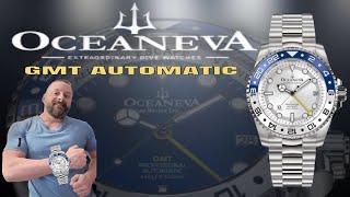 Oceaneva GMT Deep Marine Automatic Watch  Seiko Rolex Killer [upl. by Acinyt279]