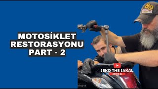 YAMAHA DELIGHT RESTORASYONU  TUNA MOTOSİKLET  PART 2 [upl. by Sirahc]