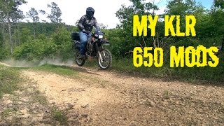 KLR 650 Mods Update [upl. by Edouard]