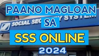 Paano Mag Loan sa SSS Online 2024  Paano Mag Apply ng Salary Loan  How to Apply SSS Salary Loan [upl. by Cooke383]