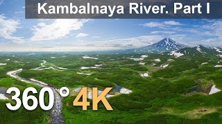 360° Kambalnaya River Part I 4К aerial video [upl. by Inalawi31]