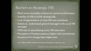 Strategic Human Resource Management [upl. by Ier706]