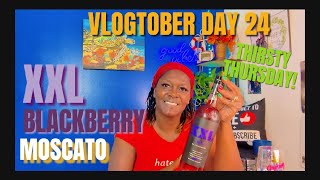 XXL Wine Review 16  Blackberry Moscato VLOGTOBER 2024 [upl. by Alyehs]