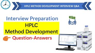 HPLC method development Interview question answer  HPLC interview question and answers [upl. by Yanej]