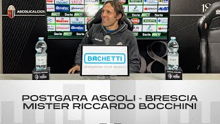 Mister Riccardo Bocchini  Postgara AscoliBrescia  Ascoli Calcio [upl. by Ferreby]