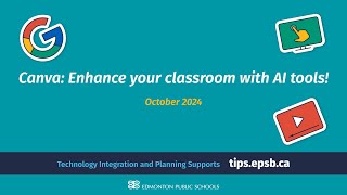 After School Special Enhance your classroom with Canvas AI tools [upl. by Lidda]