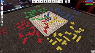 Blokus in VS mode at Table Top Simulator Online in 3P Mode as 69 Special 24 nn [upl. by Christa]