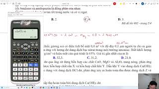 GIẢI CHI TIẾT ĐỀ THI THỬ MÔN HÓA SỞ NAM ĐỊNH LẦN 2 NĂM 2024 [upl. by Annad]