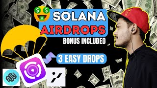 3 Solana Airdrops To Farm Right Now Easy Way To Grow Sol [upl. by Leilani]