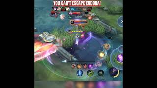 YOU CANT ESCAPE EUDORA MLBB🔥 mlbbshorts mlbbhighlights mlbb shorts [upl. by Inail]