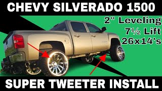 Ultimate Chevy Silverado Upgrade Lift Wheels amp Super Tweeter [upl. by Farris]