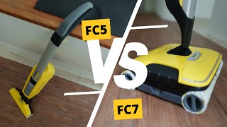 KÄRCHER FC7 Cordless im TEST vs FC5 Cordless  Alle Unterschiede [upl. by Katya490]