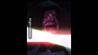 Darth Revan SOR VS Darth Sidious ROTJdc starwars marvel wisedit alightmotion capcut [upl. by Aicyle550]