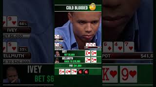 Ivey VS Hellmuth Two finalist head to head pokeronline pokershorts pokerstars pokernight poker [upl. by Suelo]