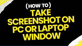 How to Take a Screenshot on Windows PCLaptop  Take a Screenshot on Windows 1011 screenshot [upl. by Pierpont381]