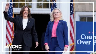 Liz Cheney campaigns with Kamala Harris to win antiTrump Republicans [upl. by Kale]