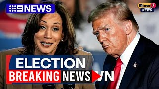 US Election 2024 Kamala Harris vs Donald Trump as Results Begin to Roll In [upl. by Rehtaef]