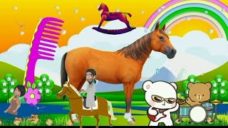 Ek Chhabila Ghoda Tha  Ek Chhabila Ghoda Tha Ek Chhabili Ghodi Thi  kids  poem  Rhyme [upl. by Apps]