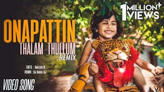 onapattin thalam thullum thumba poove remix  Edited version Aneesh N  Dj Akhil Aj [upl. by Atsed222]