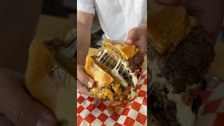 We created a burger at Buns n Shakes in New Brunswick NJ It is INSANE Who’s hungry DEVOURPOWER [upl. by Diao798]